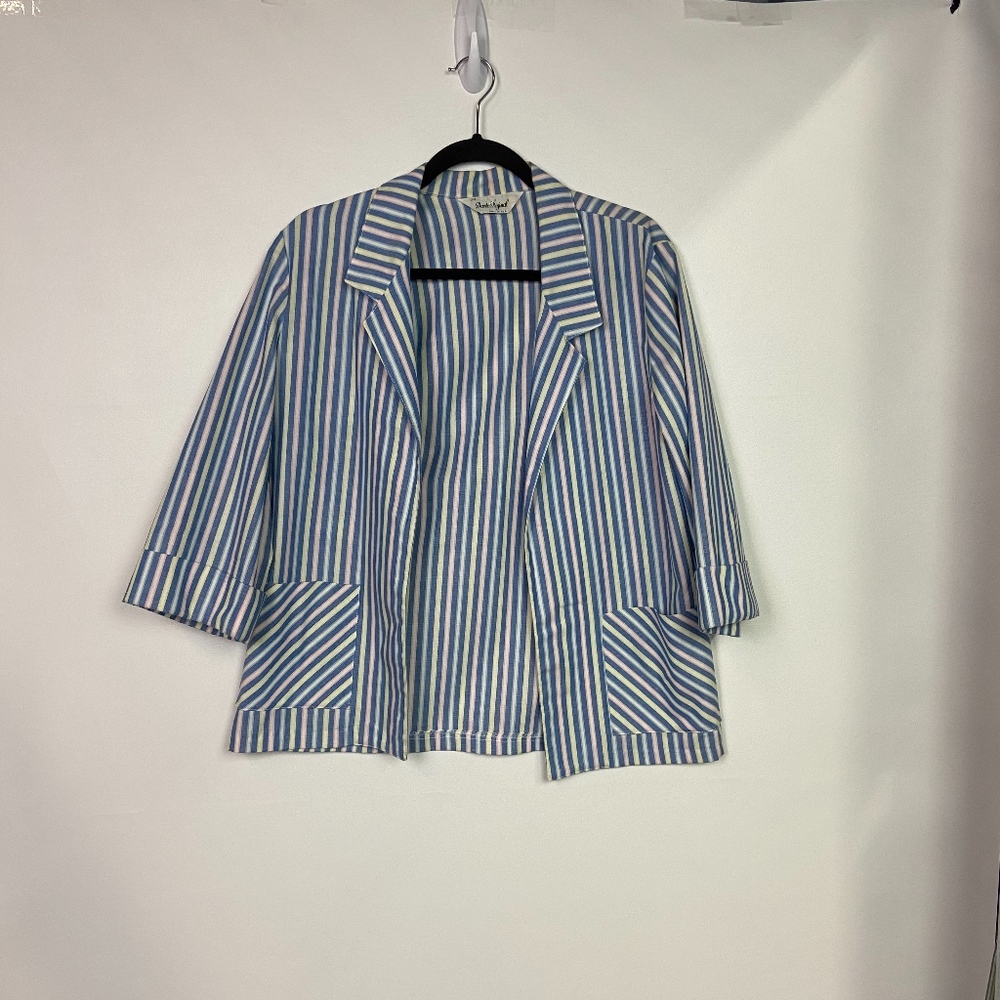 DANTE ORIGINAL Vintage Women's Sm Striped Blazer